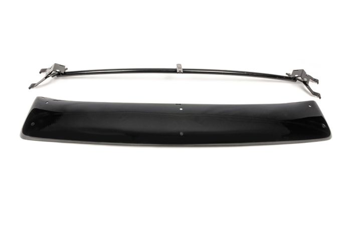 Козырек на лобовое стекло (черный глянец, 5мм) для Ford Courier 2014-2024 гг