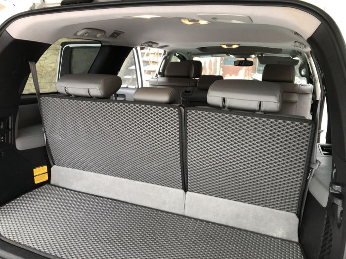 Коврики багажника (EVA, черные) для Toyota Sequoia