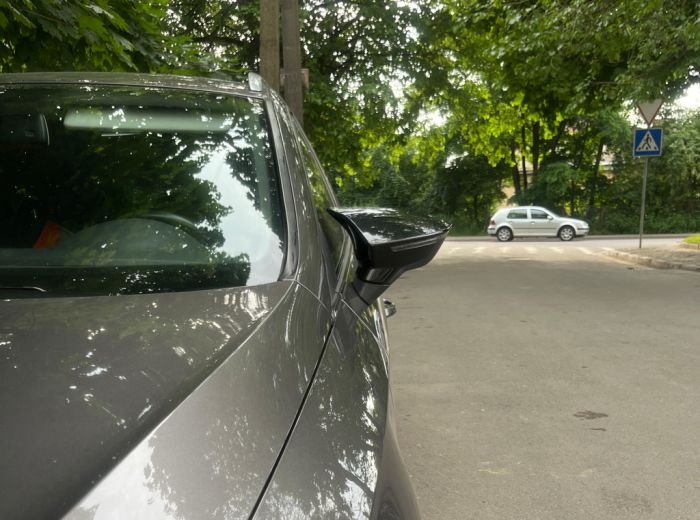 Накладки на зеркала BMW-style (2 шт) для Seat Leon 2013-2020 гг