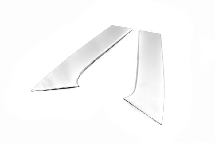 Накладки на стойки заднего стекла Libao (2 шт, пласт) для Nissan X-trail T32/Rogue 2014-2021 гг