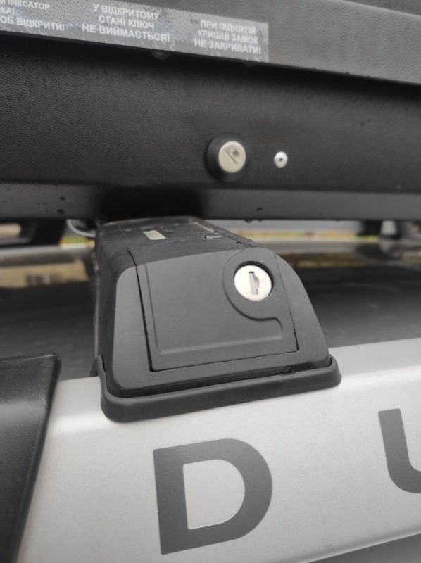 Перемычки на рейлинги под ключ Skybar V1 (2014-2018, 2 шт) 2014-2018, Черный для Dacia Duster 2008-2018 гг