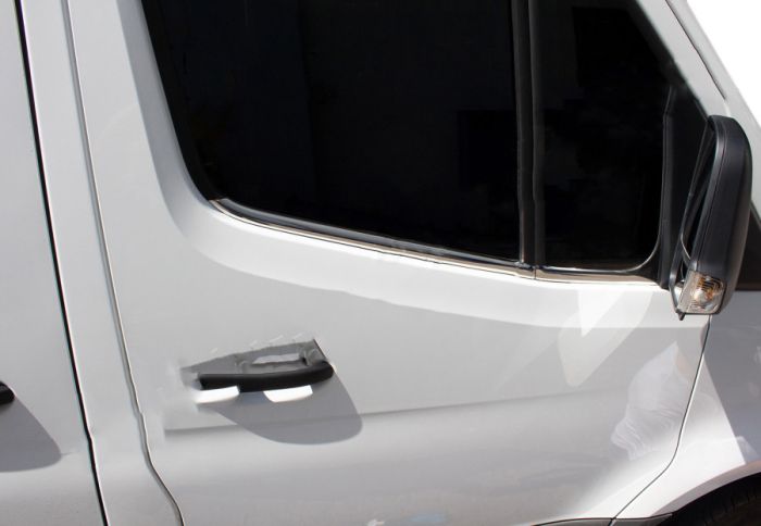 Окантовка стекол (4 шт) для Mercedes Sprinter 2018-2024 гг