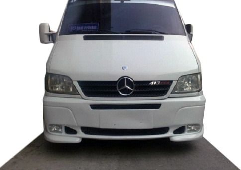 Накладка на бампер 2 фары для Mercedes Sprinter 1995-2006 гг