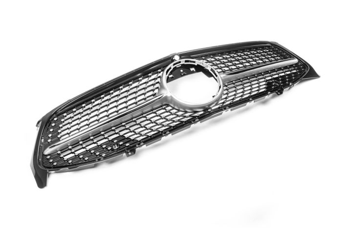 Передняя решетка (Diamond Silver) для Mercedes CLA C118 2019-2024 гг