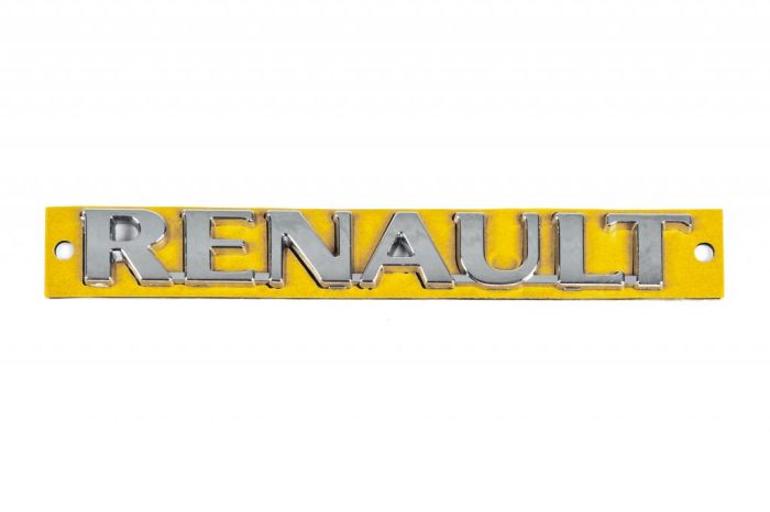 Надпись Renault 5255A (131мм на 16мм) для Renault Megane II 2004-2009 гг