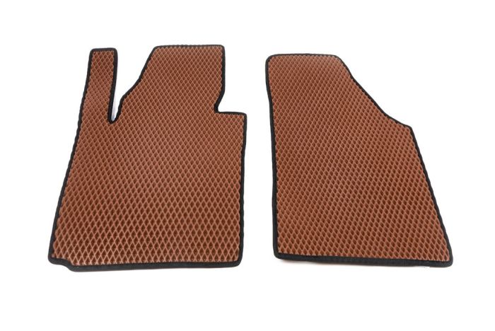 Коврики EVA (кирпичные) 5 шт, передние и задние (для MAXI, 1 сдвижная дверь) для Volkswagen Caddy 2010-2015 гг