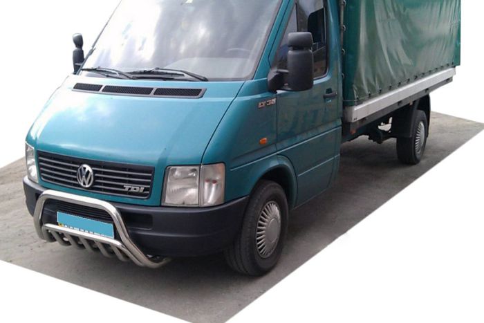 Кенгурятник WT002 (нерж) для Volkswagen LT 1998-2024 гг