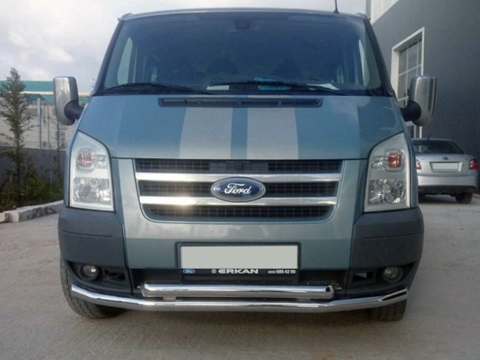 Передний ус ST014 (2006-2014, нерж.) для Ford Transit