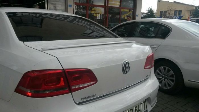 Спойлер (под покраску) для Volkswagen Passat B7 2012-2015 гг