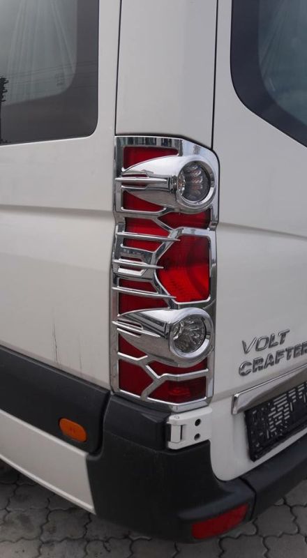 Накладки на стопы (2 шт, пласт) для Volkswagen Crafter 2006-2017 гг