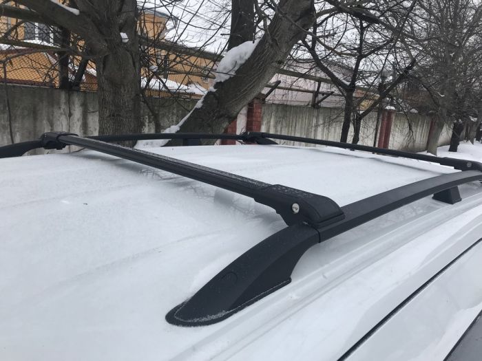 Перемычки на рейлинги под ключ WingBar (Турция, 2 шт) Серый для Toyota Rav 4 2013-2018 гг