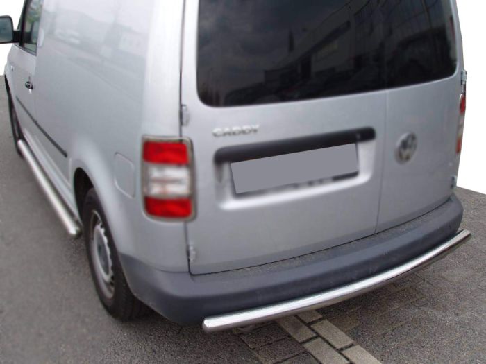 Задняя дуга AK002 (2 шт, нерж) для Volkswagen Caddy 2010-2015 гг