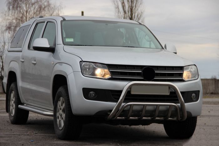 Кенгурятник WT002 (нерж) для Volkswagen Amarok 2010-2022 гг