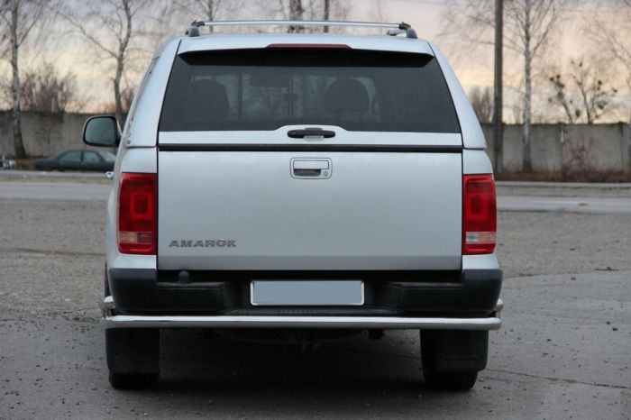 Задняя защита AK005-2 (2 шт, нерж) для Volkswagen Amarok 2010-2022 гг