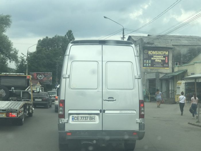 Спойлер Анатомик (под покраску) для Mercedes Sprinter 1995-2006 гг