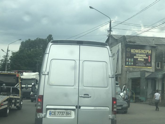 Спойлер Анатомик (под покраску) для Mercedes Sprinter 1995-2006 гг