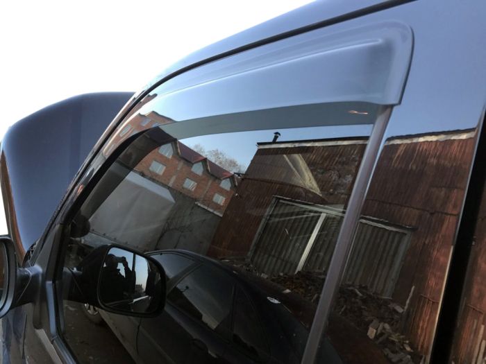 Ветровики (2 шт, Sunflex) для Volkswagen T5 2010-2015 гг