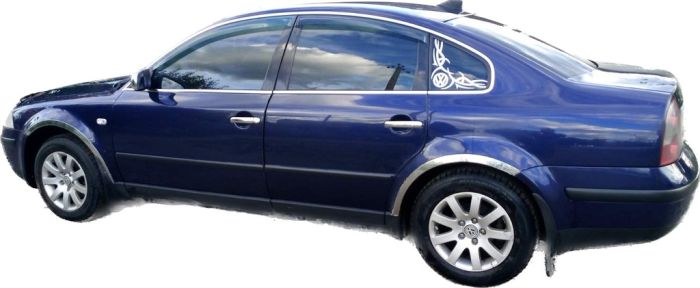 Накладки на арки (4 шт, нерж) Sedan, 2000-2005 для Volkswagen Passat B5