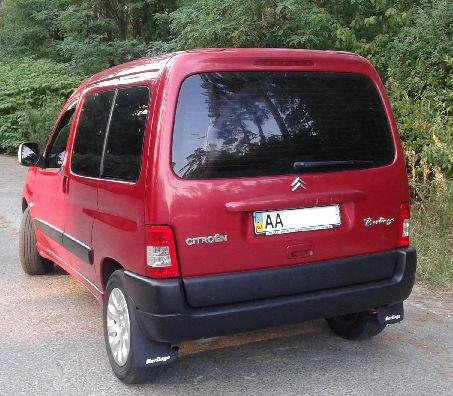 Брызговики с углублением (2 шт) для Citroen Berlingo 1996-2008 гг