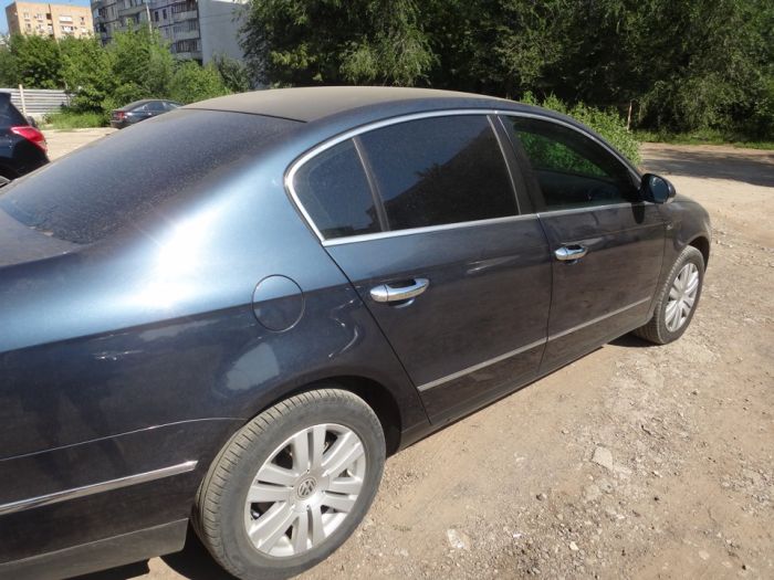 Накладки на ручки (4 шт, нерж) Carmos, Турецкая сталь для Volkswagen Passat B6 2006-2012 гг