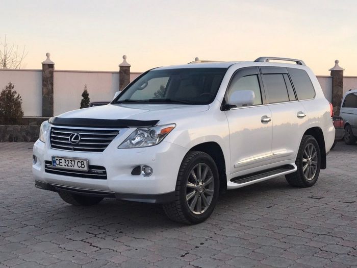 Ветровики 11см (4 шт, HIC) для Lexus LX570 / 450d