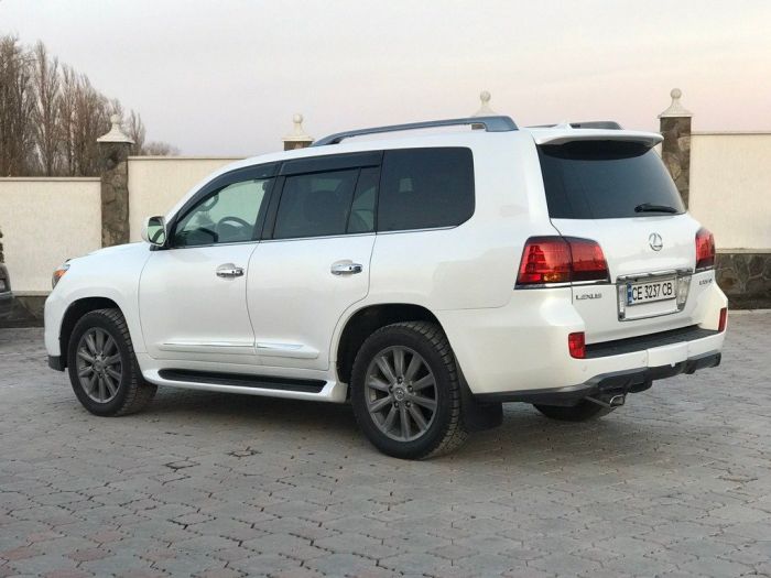 Ветровики 11см (4 шт, HIC) для Lexus LX570 / 450d