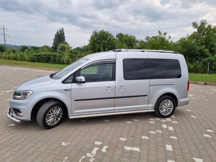 Ветровики с хромом (2 шт, Niken) для Volkswagen Caddy 2010-2015 гг