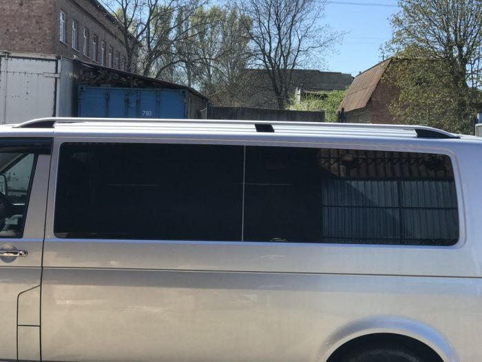 Рейлинги Skyport (серый мат) Длинная база для Volkswagen T5 Transporter 2003-2010 гг