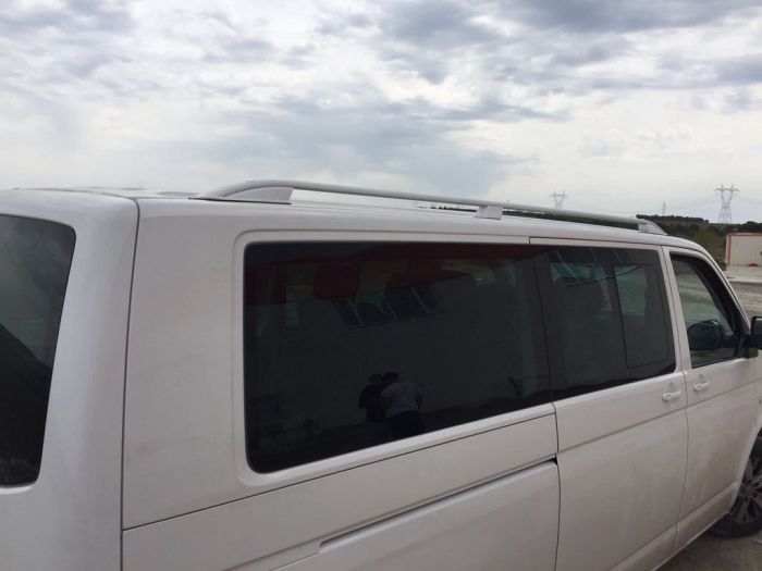 Рейлинги Skyport (белые) Длинная база для Volkswagen T5 Multivan 2003-2010 гг