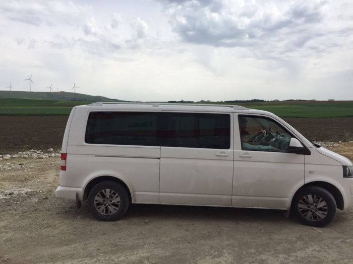 Рейлинги Skyport (белые) Короткая база для Volkswagen T5 Transporter 2003-2010 гг