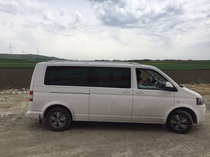 Рейлинги Skyport (белые) Длинная база для Volkswagen T5 Caravelle 2004-2010 гг