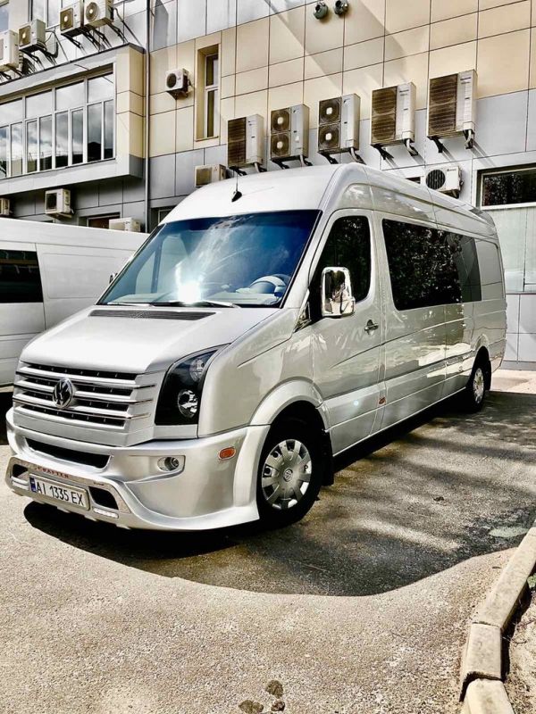 Передний бампер 2012-2024 (Sport-3, под покраску) для Volkswagen Crafter