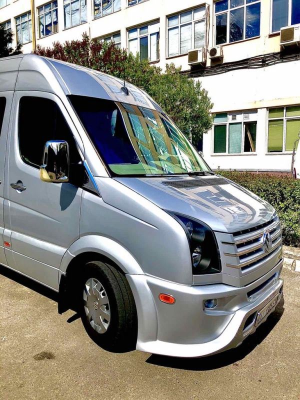 Передний бампер 2012-2024 (Sport-3, под покраску) для Volkswagen Crafter