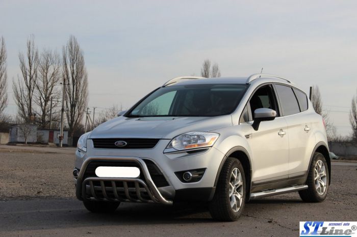 Кенгурятник WT002 (нерж.) для Ford Kuga 2008-2013 гг