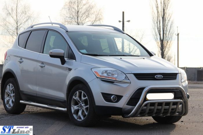 Кенгурятник WT002 (нерж.) для Ford Kuga 2008-2013 гг