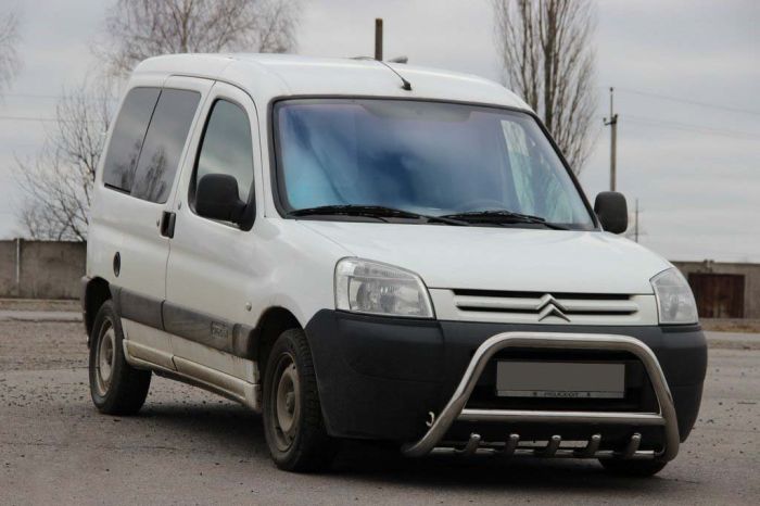 Кенгурятник WT003 нерж.) 50мм для Citroen Berlingo 1996-2008 гг