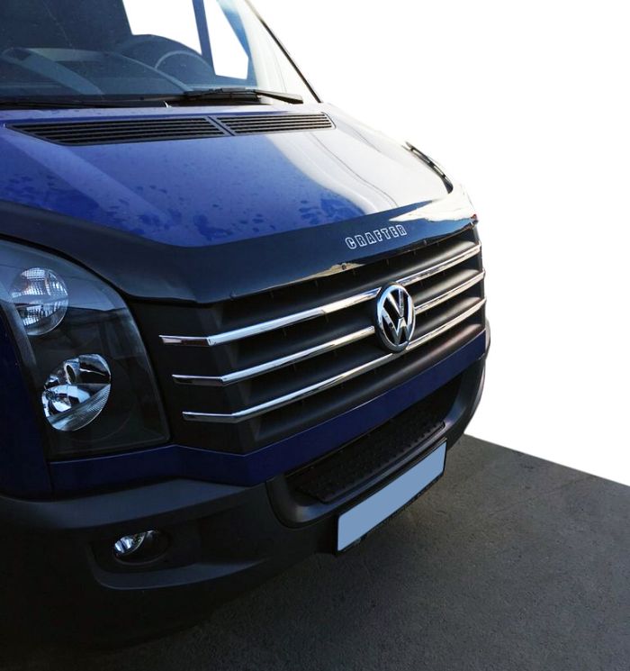 Накладки на решетку 2011-2017 Carmos - Турецкая сталь для Volkswagen Crafter