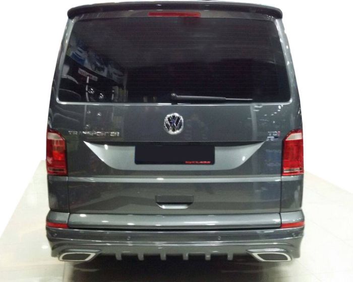 Накладка на задний бампер AMG-style (под покраску) для Volkswagen T6 2015-2024,