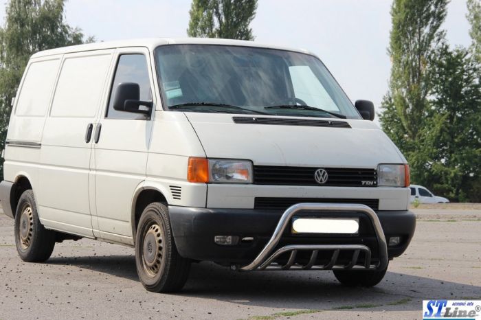 Кенгурятник WT002 (нерж) для Volkswagen T4 Caravelle/Multivan