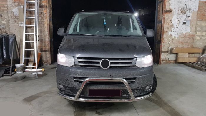 Кенгурятник WT006ST (нерж) для Volkswagen T5 2010-2015 гг