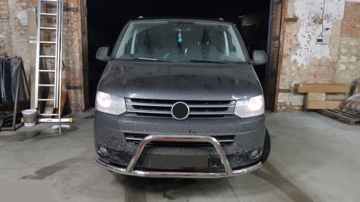 Кенгурятник WT006ST (нерж) для Volkswagen T5 2010-2015 гг