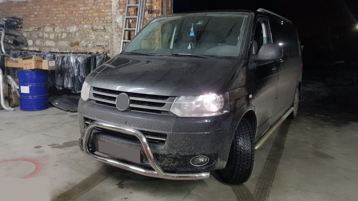 Кенгурятник WT006ST (нерж) для Volkswagen T5 2010-2015 гг