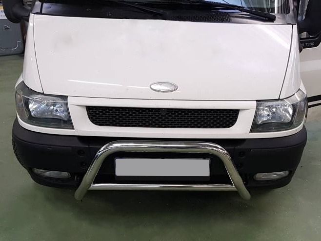 Кенгурятник WT006 (нерж) для Ford Transit 2000-2014 гг