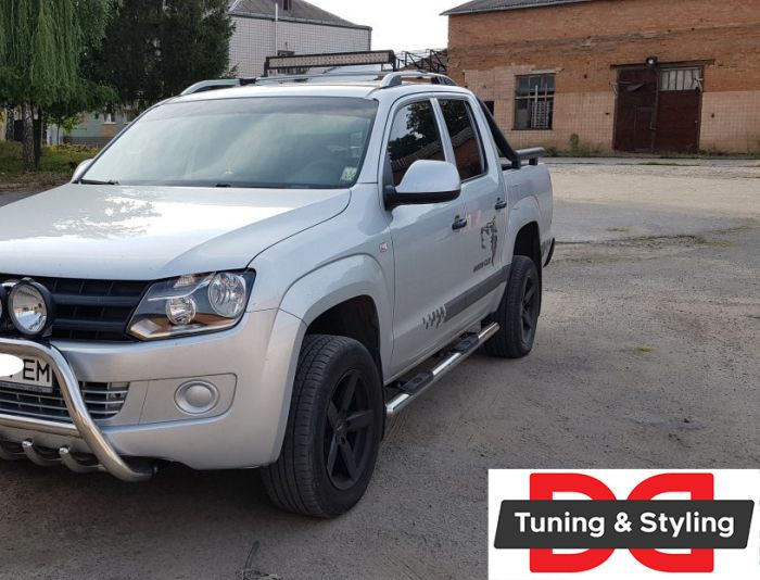 Кенгурятник WT003 (нерж) для Volkswagen Amarok 2010-2022 гг