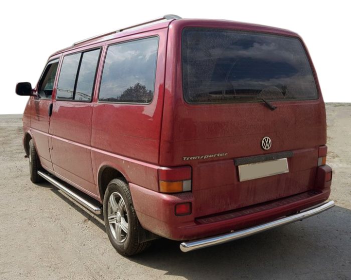 Задняя дуга AK002 (нерж) для Volkswagen T4 Caravelle/Multivan