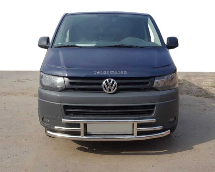 Нижняя губа F3-42 (нерж) для Volkswagen T5 2010-2015 гг