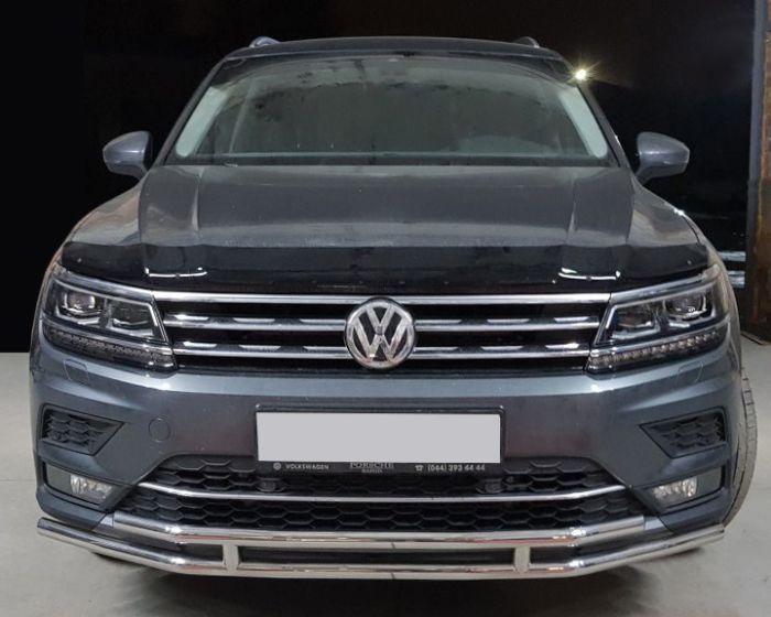 Передняя защита ST016 (нерж) для Volkswagen Tiguan 2016-2024