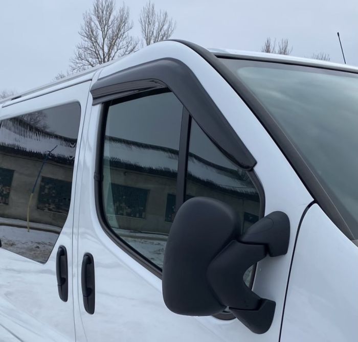 Ветровики (2 шт., EuroCap) для Opel Vivaro 2001-2015 гг