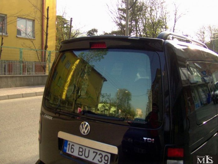 Спойлер Kalin (под покраску) для Volkswagen Caddy 2010-2015 гг