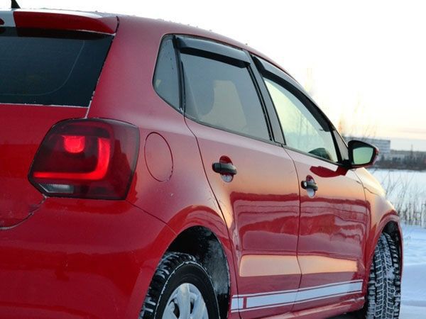 Ветровики HB (4 шт, Niken) для Volkswagen Polo 2010-2017 гг